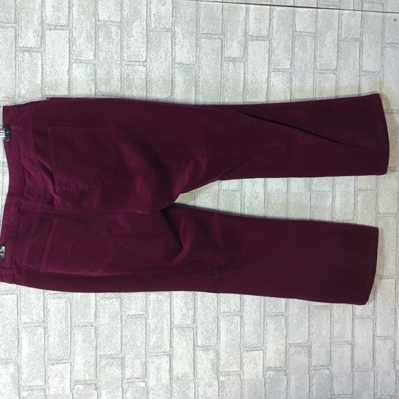 Woman Within Burgundy Corduroy Bootcut Pants size 14 Petite - Picture 5 of 5